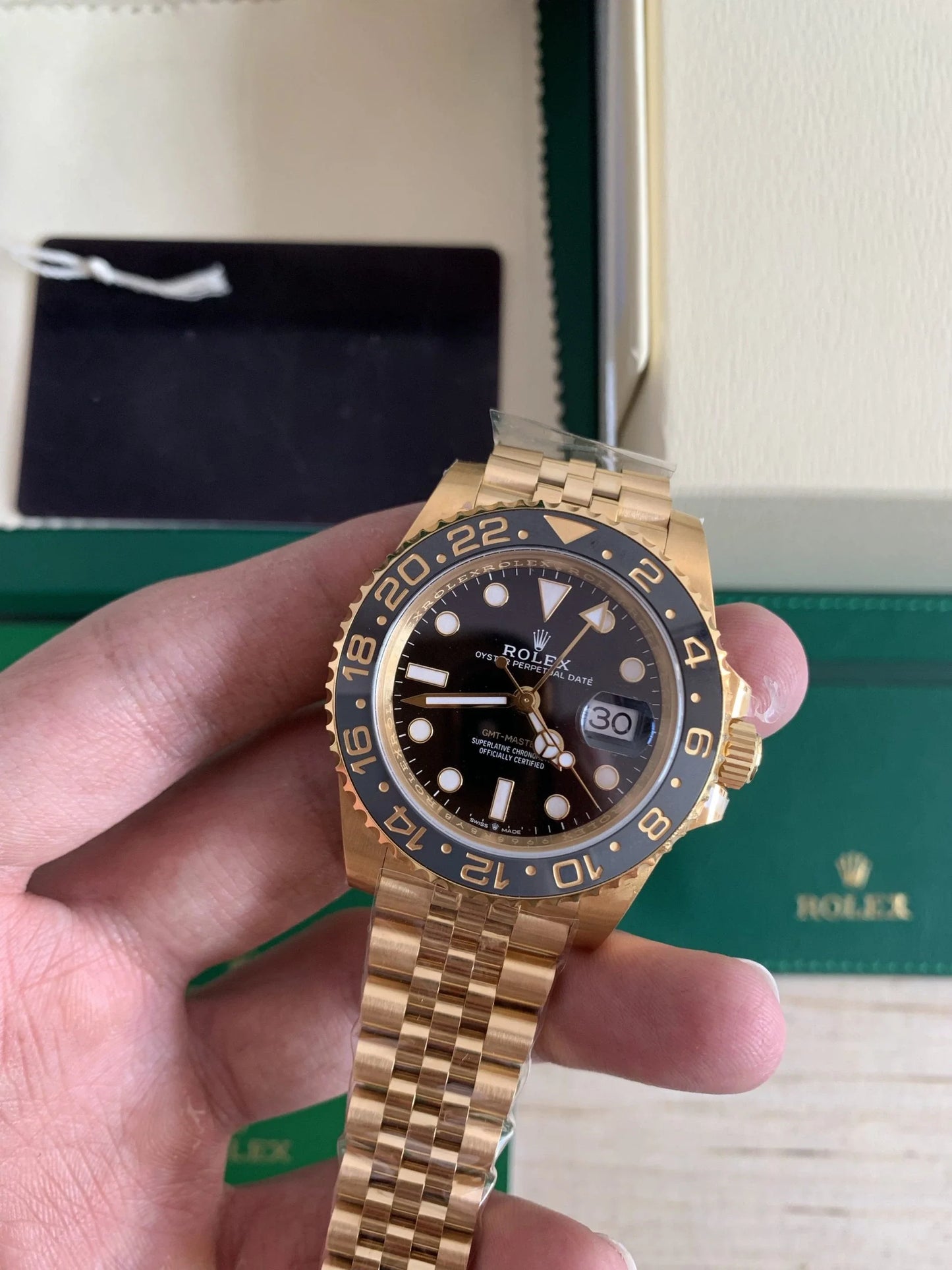 Rolex GMT-Master II 40 mm Black Dial 126718GRNR