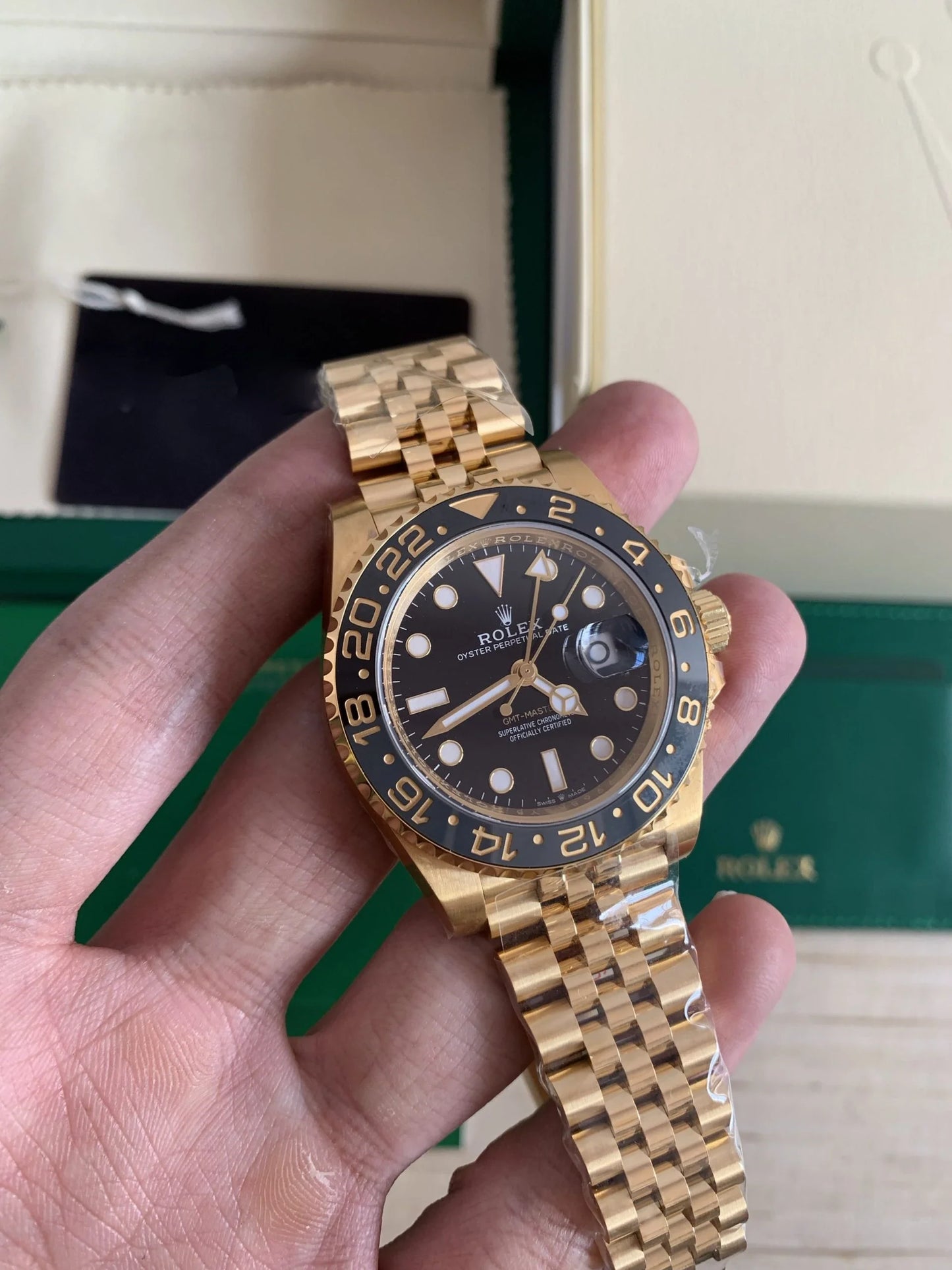 Rolex GMT-Master II 40 mm Black Dial 126718GRNR