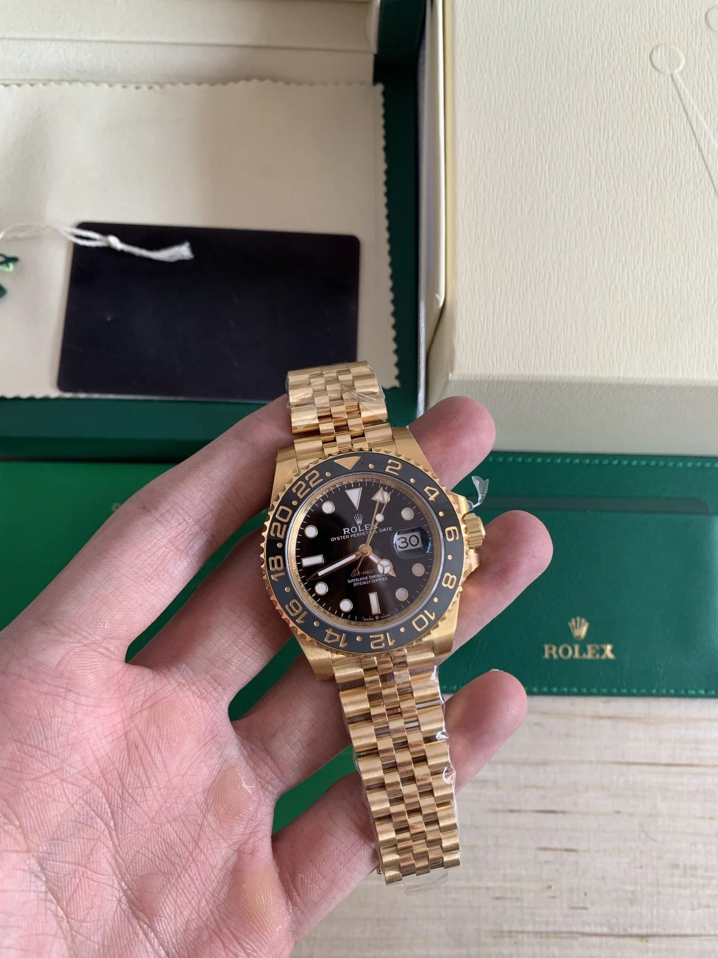 Rolex GMT-Master II 40 mm Black Dial 126718GRNR