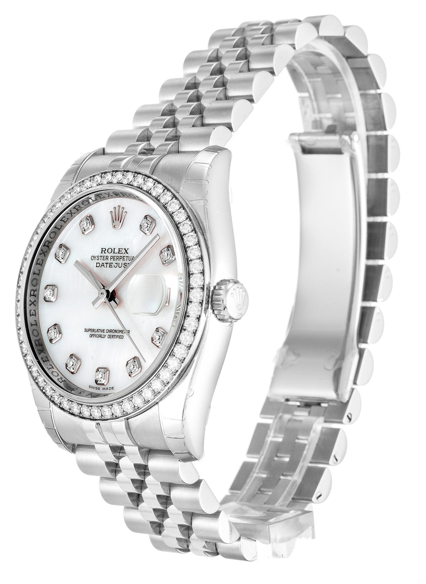 Rolex Datejust 36mm Mother of Pearl - White Dial 116244