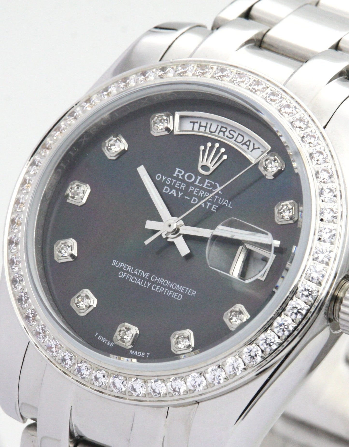 Rolex Day-Date 36mm Black Dial 118346