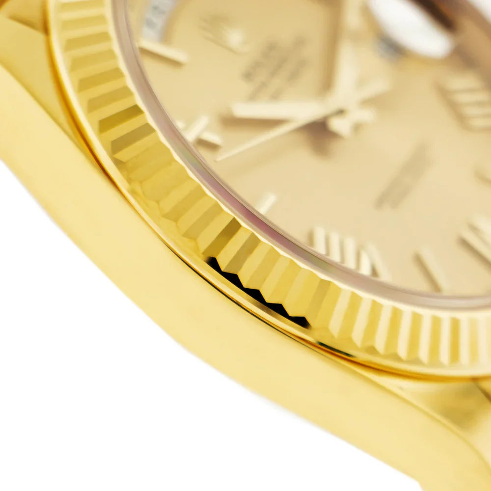 Rolex Day-Date 40 mm Roman Champagne Dial 228238