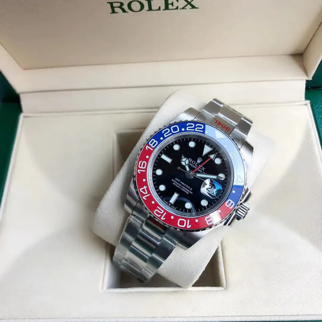 GMT-Master II 126710BLRO 40mm Blue Red Pepsi Bezel Oyster Bracelet Watch