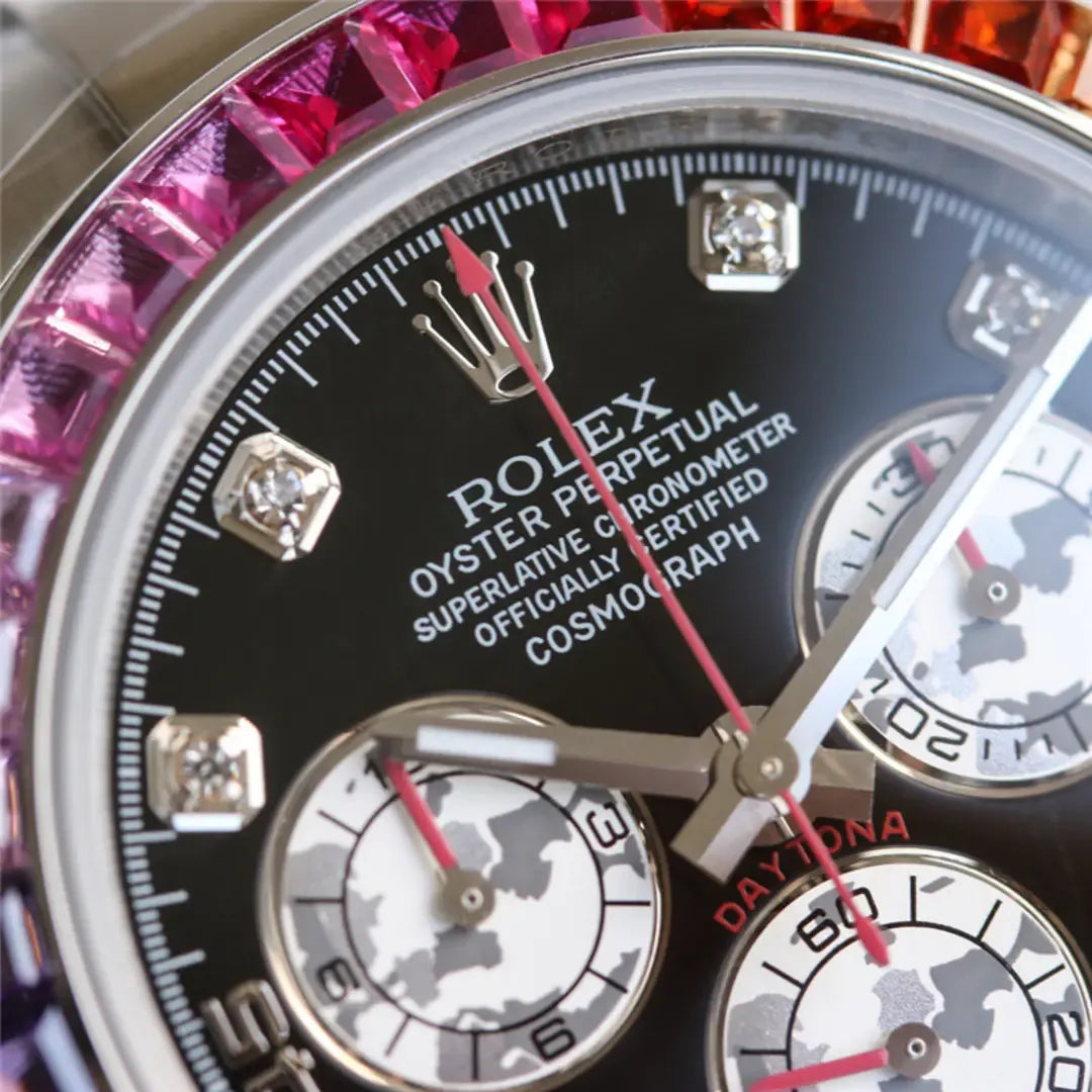 Cosmograph Daytona 116599 RBOW Diamond Silver Stainless Steel 40mm