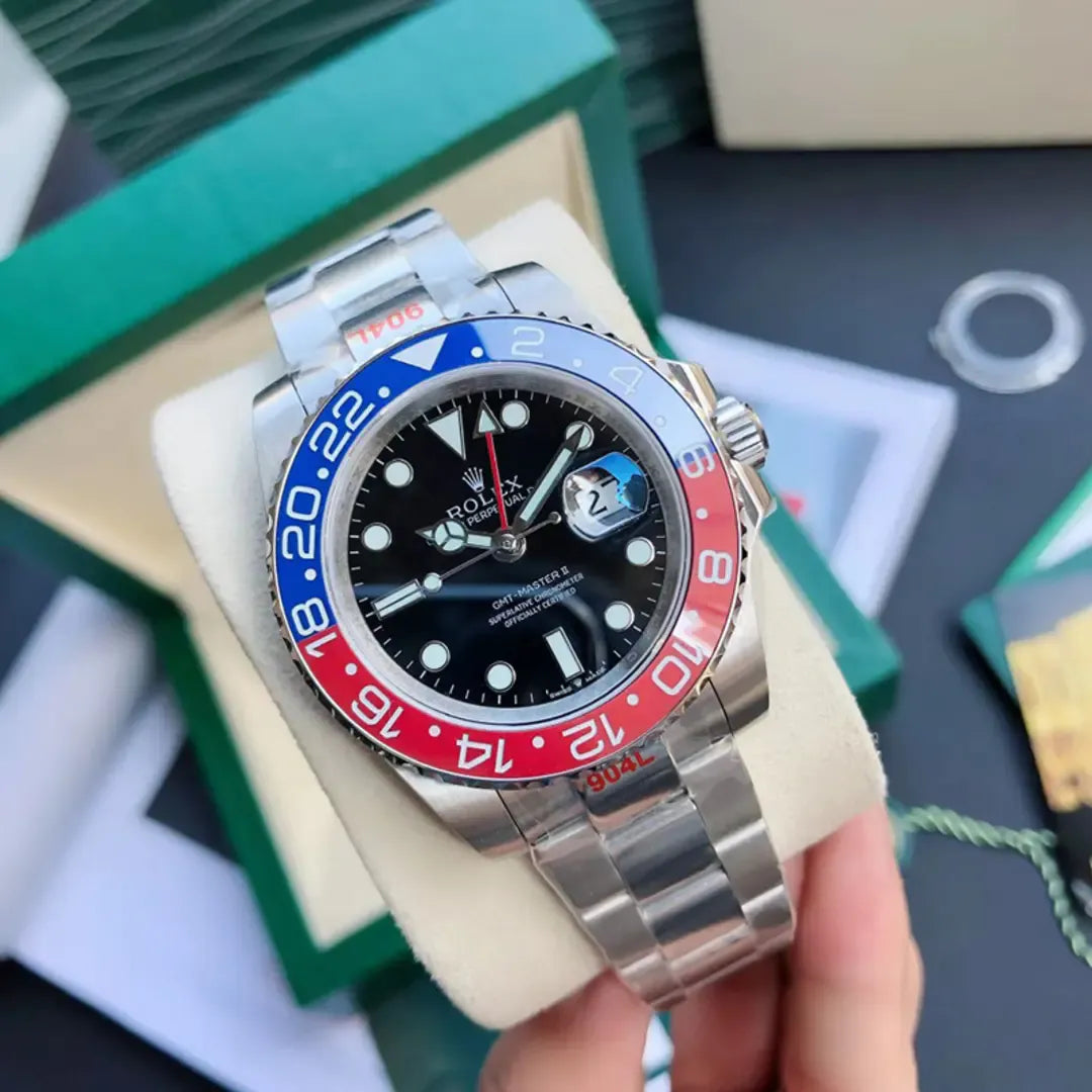 GMT-Master II 126710BLRO 40mm Blue Red Pepsi Bezel Oyster Bracelet Watch