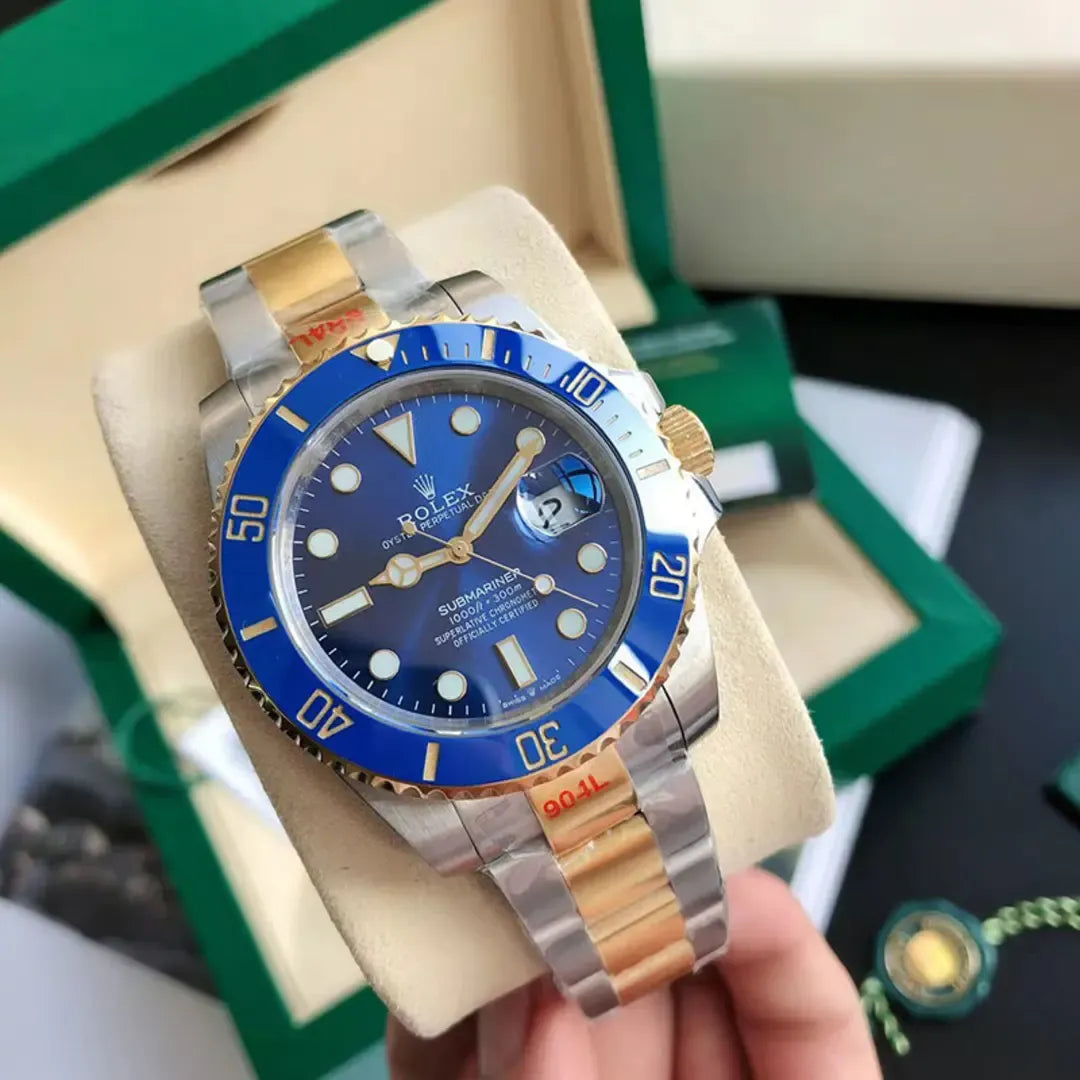 Submariner 126613LB 40mm Two Tone Oyster Bracelet Blue Dial Watch