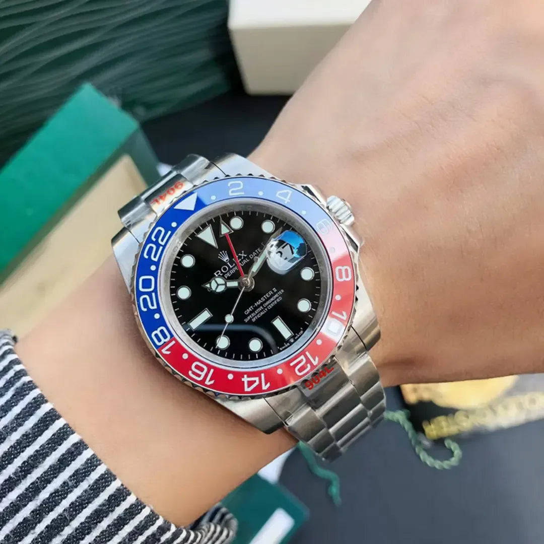 GMT-Master II 126710BLRO 40mm Blue Red Pepsi Bezel Oyster Bracelet Watch
