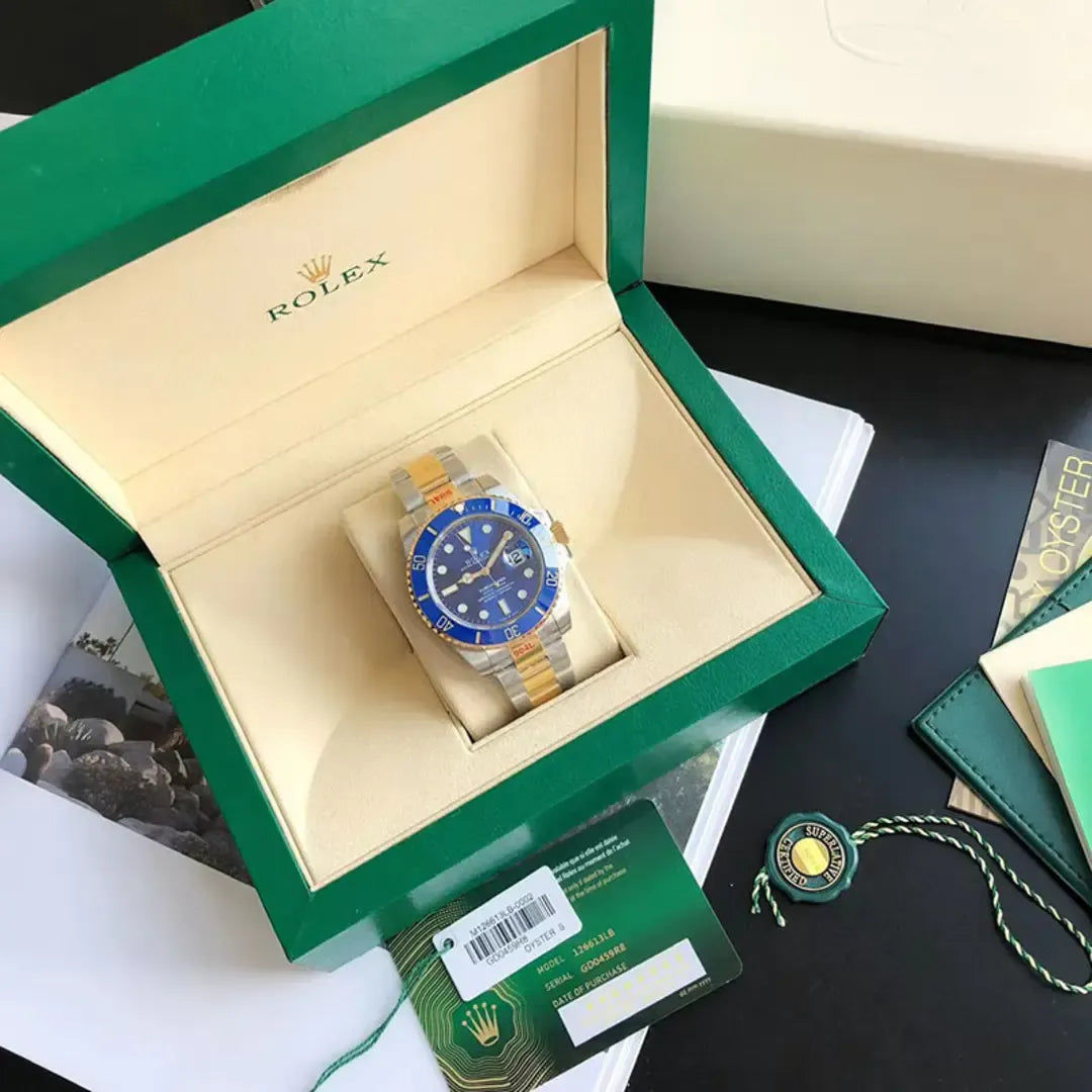 Submariner 126613LB 40mm Two Tone Oyster Bracelet Blue Dial Watch
