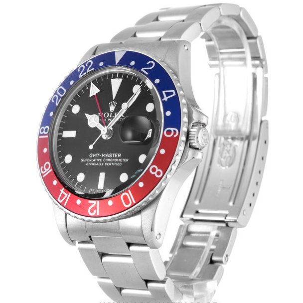 Rolex GMT-Master 40mm Black Dial 16710 "Pepsi"
