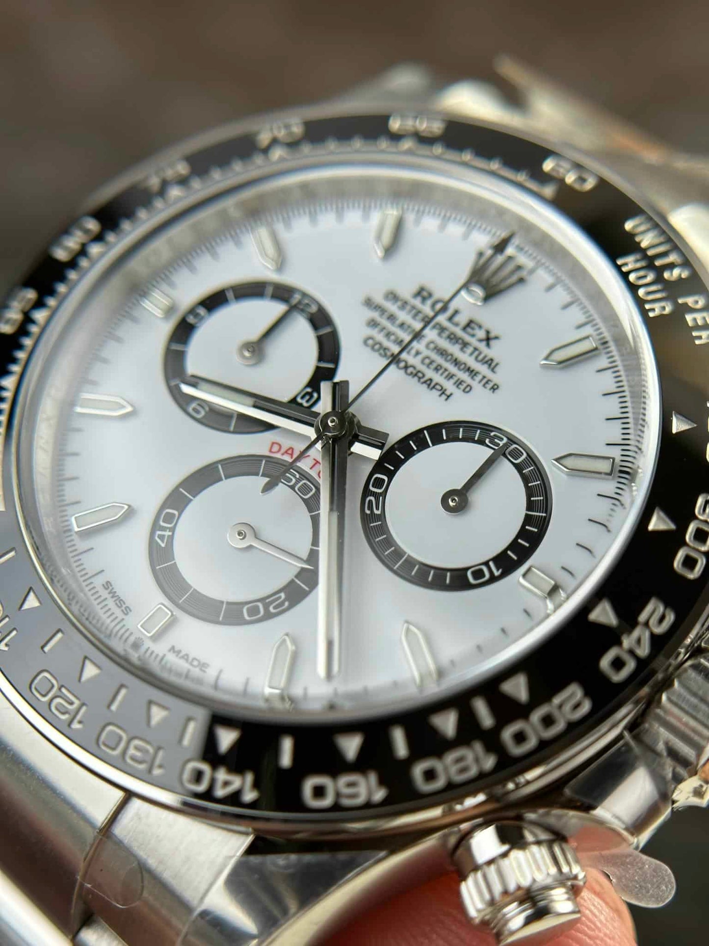 Rolex Daytona "Panda" 40 mm White Dial 126500LN