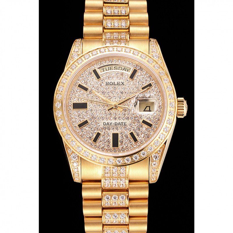 Rolex Day-Date 36mm White Dial REP016825
