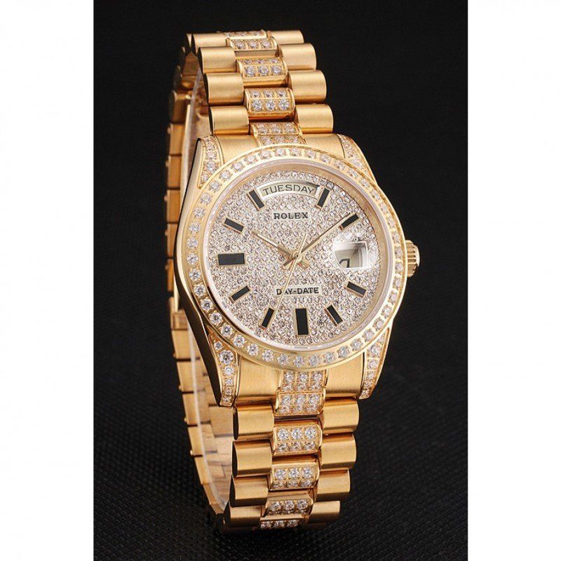 Rolex Day-Date 36mm White Dial REP016825