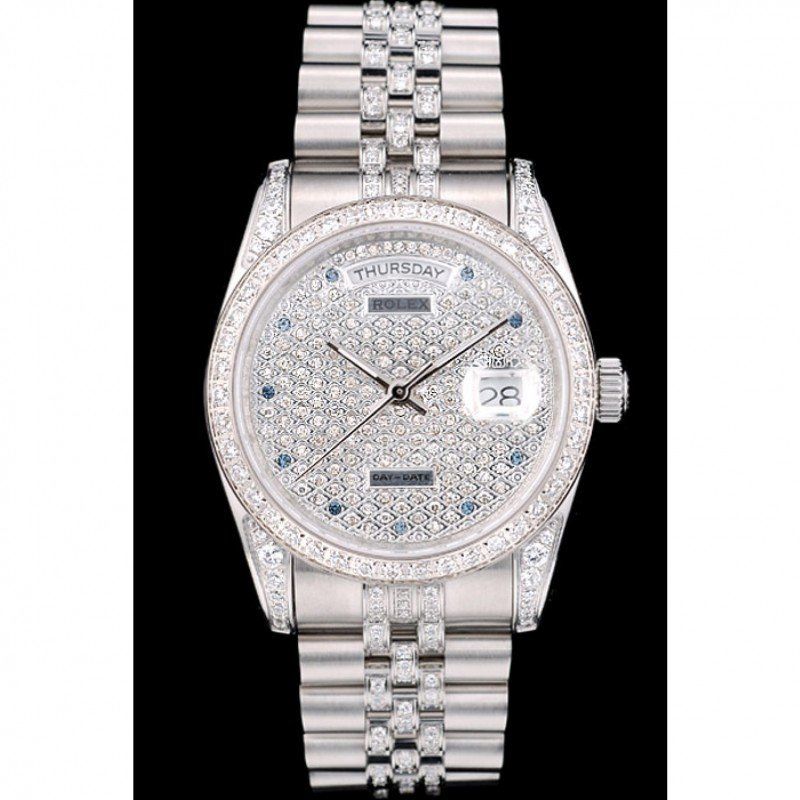 Rolex Day-Date 36mm Diamond Dial 41985