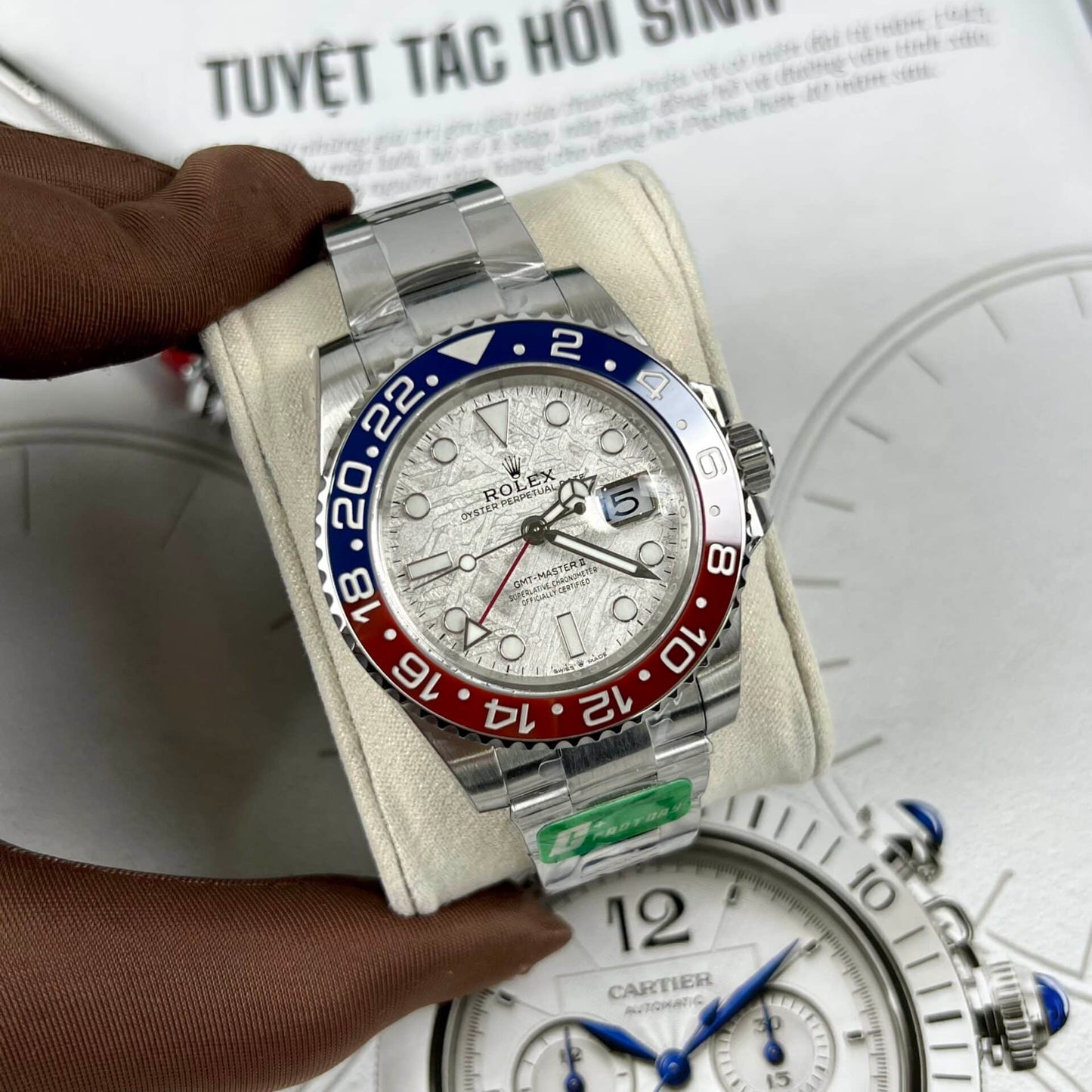 Rolex GMT-Master II Meteorite Dial 126719BLRO "Superman" Oyster