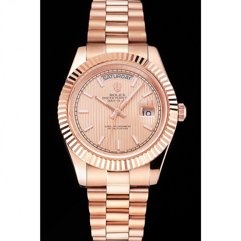 Rolex Day-Date 41mm Rose-Gold Dial REP016823