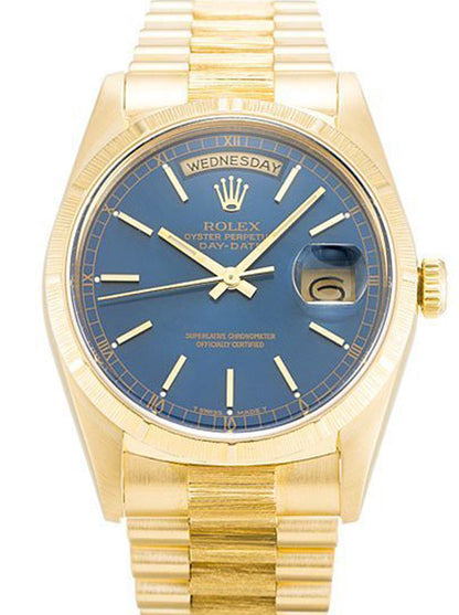 Rolex Day-Date 36mm Blue Dial 18248