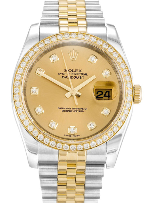 Rolex Datejust 36mm Champagne Dial 116243
