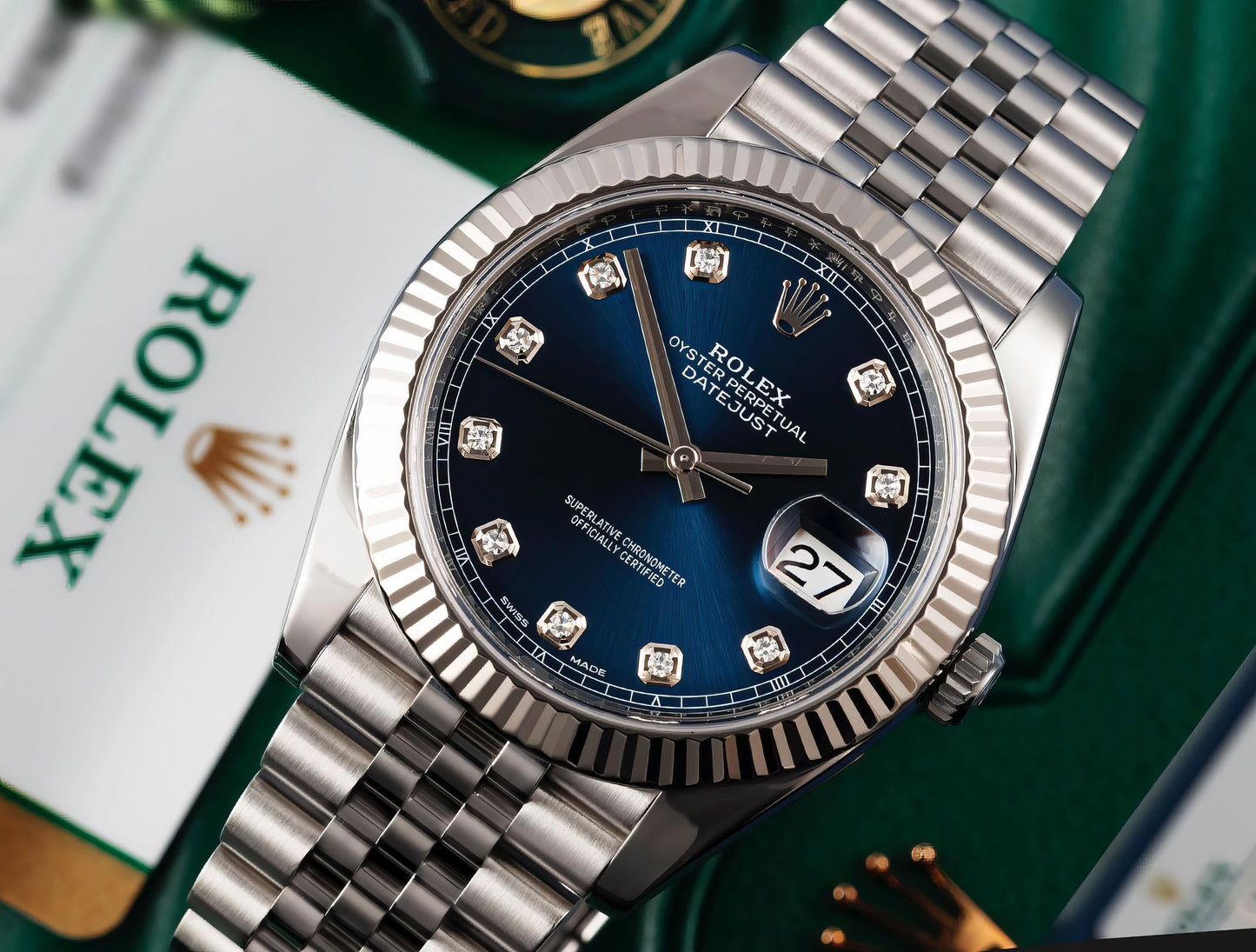 Rolex Datejust Men's Watch 126334 Blue Dial